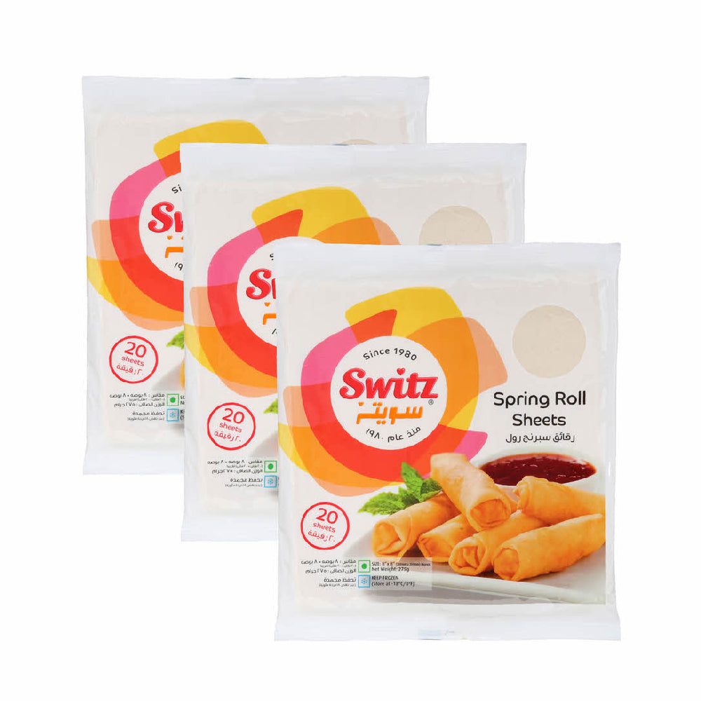 Switz Spring Roll Buy Switz Spring Roll Sheets 3x275Gm | Shop On The Fresh Market UAE