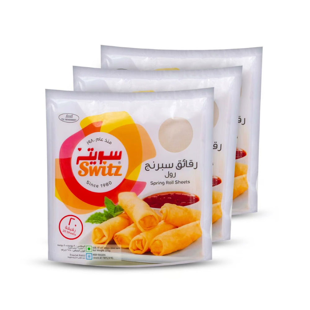 Switz Spring Roll Sheets 3x160Gm