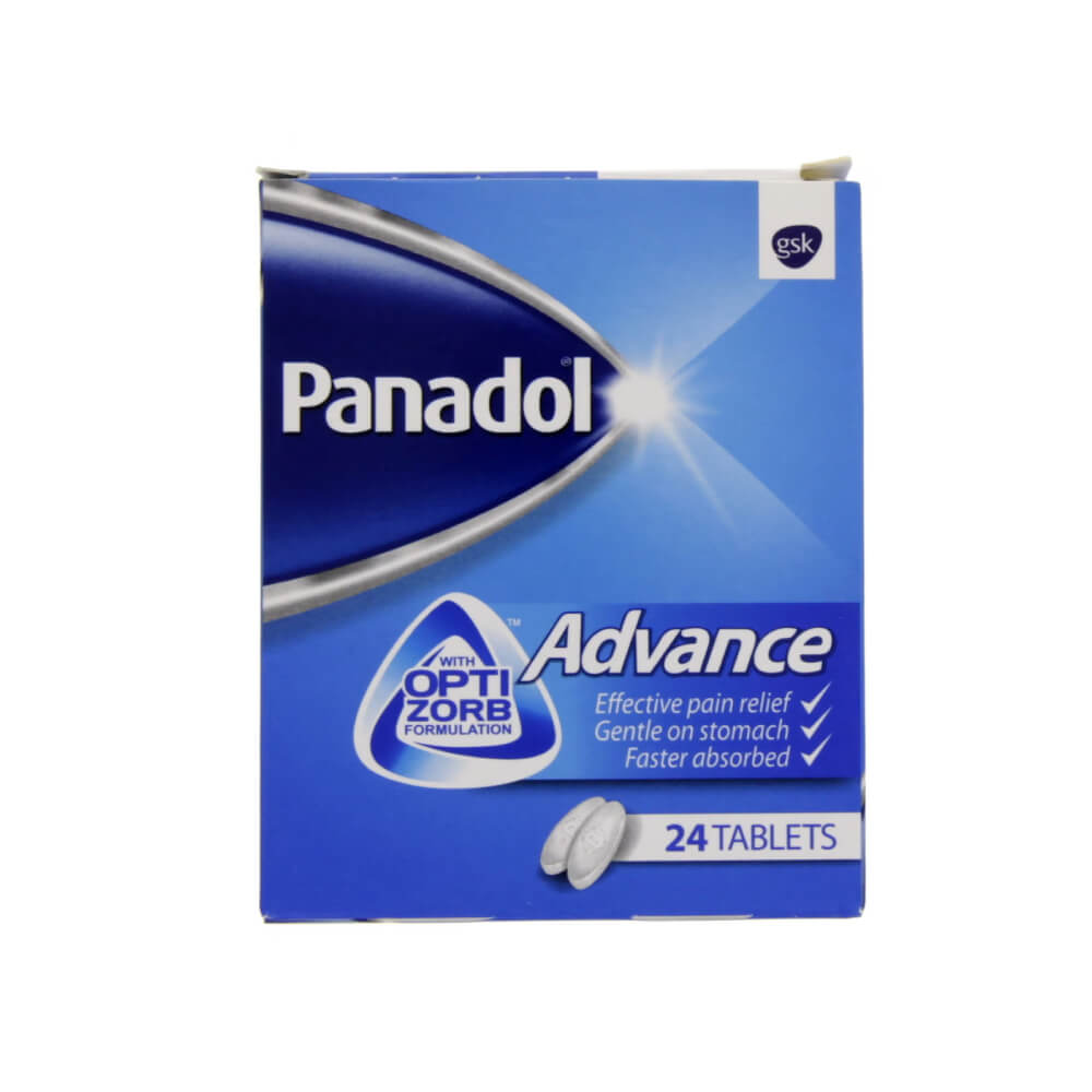Panadol Advance Effective Pain Relief WIth Opti Zorb 24 Tablets