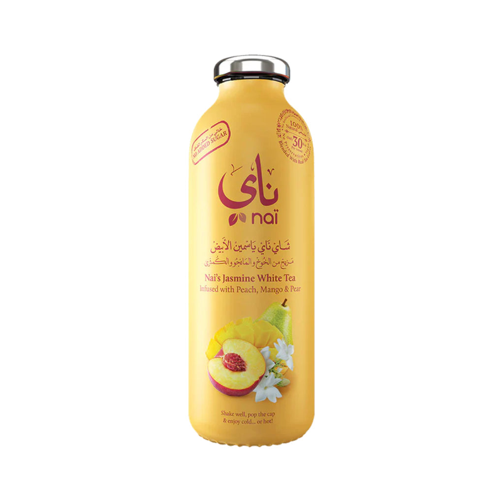 Nai Jasmine White Tea Infused With Peach, Mango & Pear Iced Tea 473ml