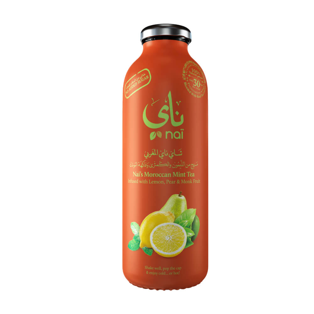 Nai Moroccan Mint With Lemon ,Peas & Monk Fruit Iced Tea 473ml
