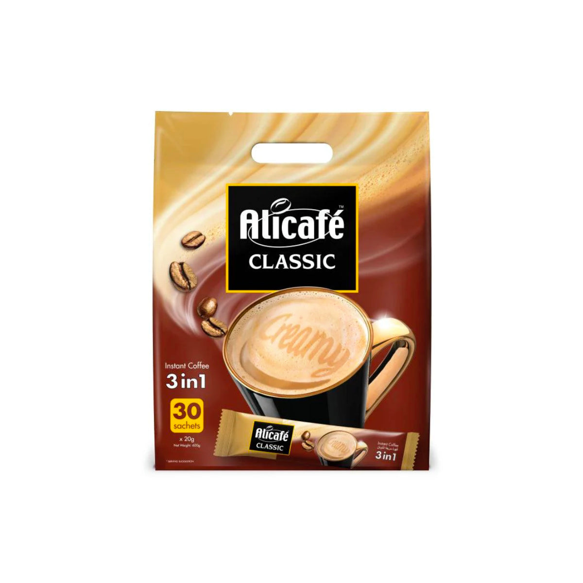 Alicafe Classic 3In1 Instant Coffee 20g 30 Sachets