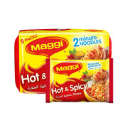 Maggi 2 Minutes Noodles Hot Spicy 5x78gm