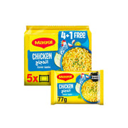 Maggi 2 Minutes Chicken Instant Noodles 77g 4+1 Free