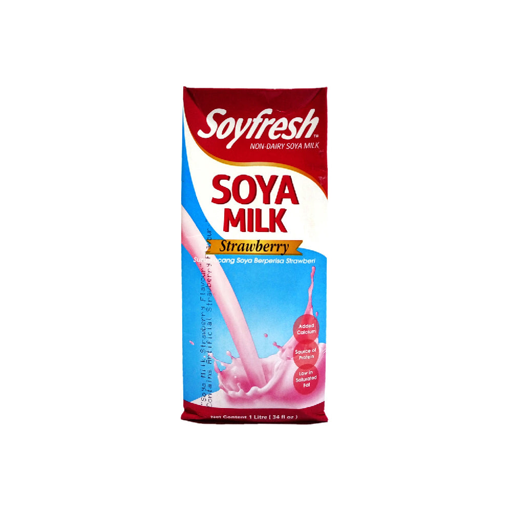 Soyfresh Soya Milk Strawberry 1L