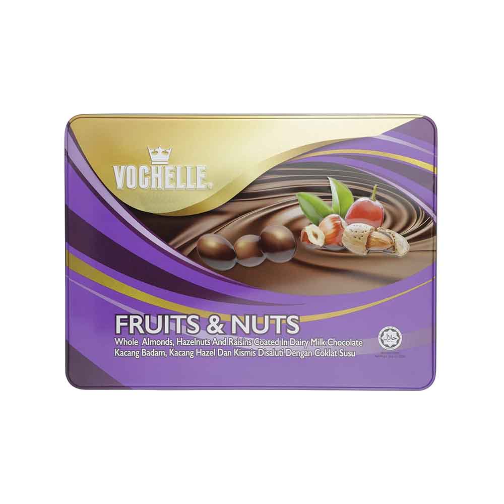 Vochelle Gift Covered Choco. Fruits & Nuts 380G