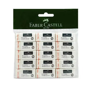Faber-Castell PVC Free Eraser White Medium 15PCS