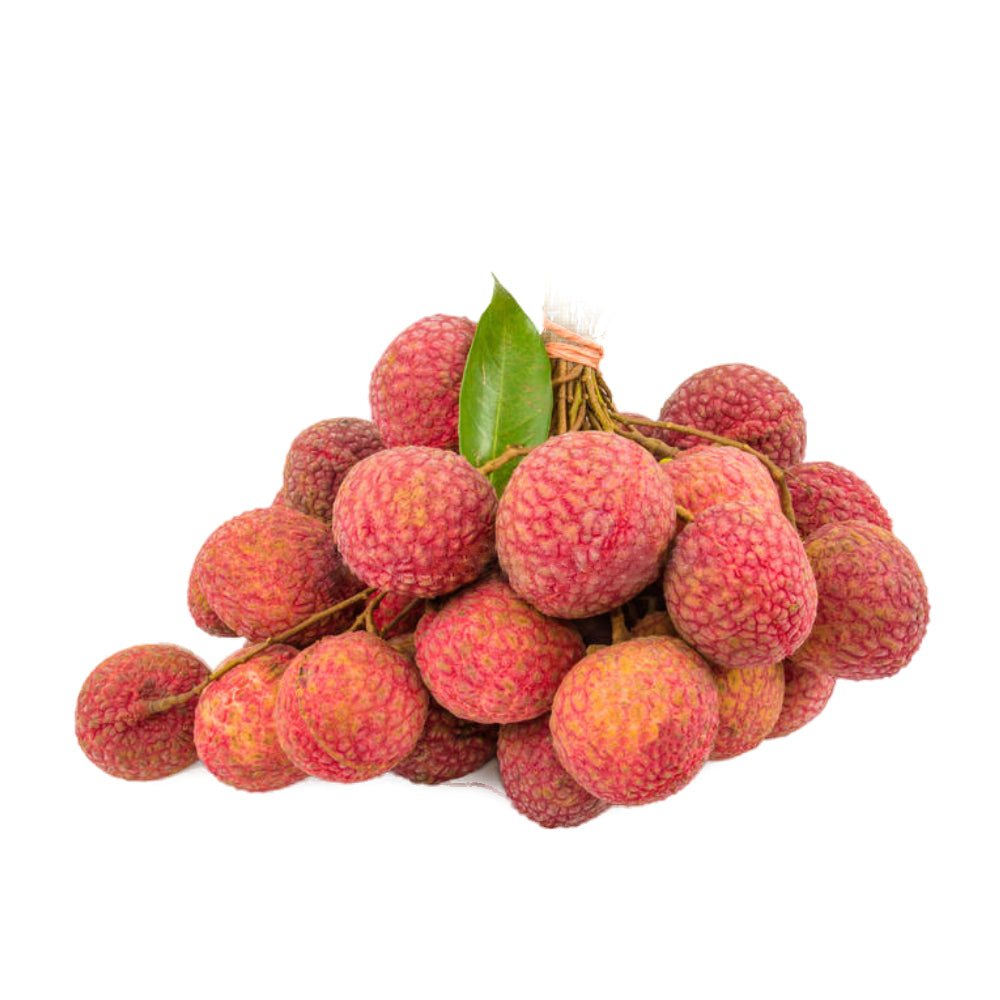 Lychee With Leaves Mauritius 1 Kg