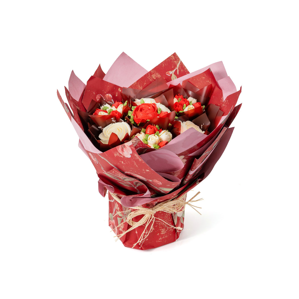 Cupcake Blossoms Red