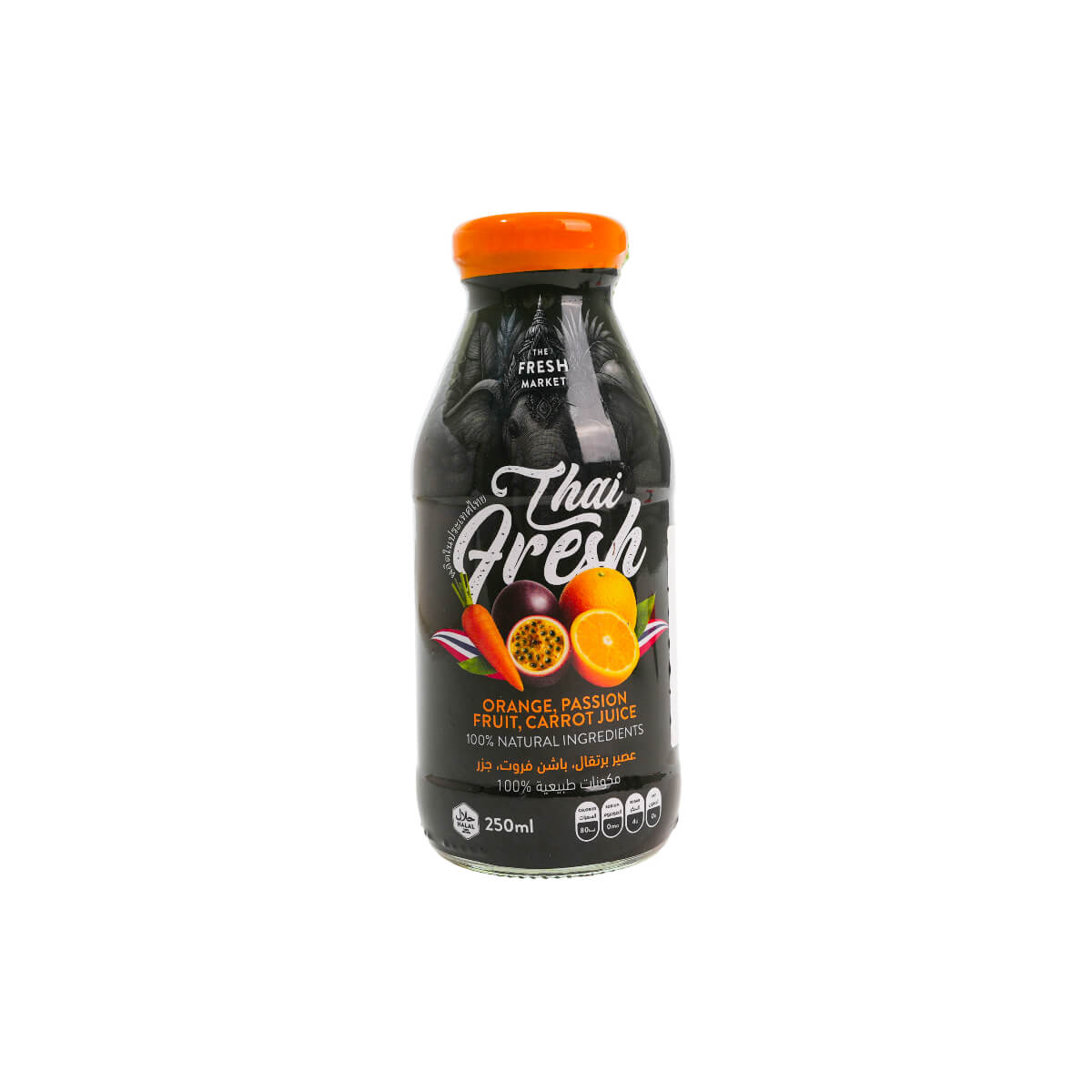 The Fresh Market Orange Passion Fruit Carrot Juice Thailand 250ml