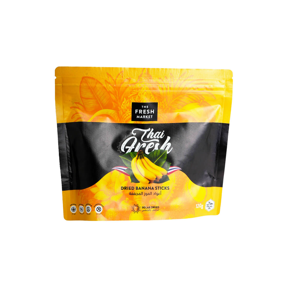 The Fresh Market Dried Banana Stick Thailand 180gm