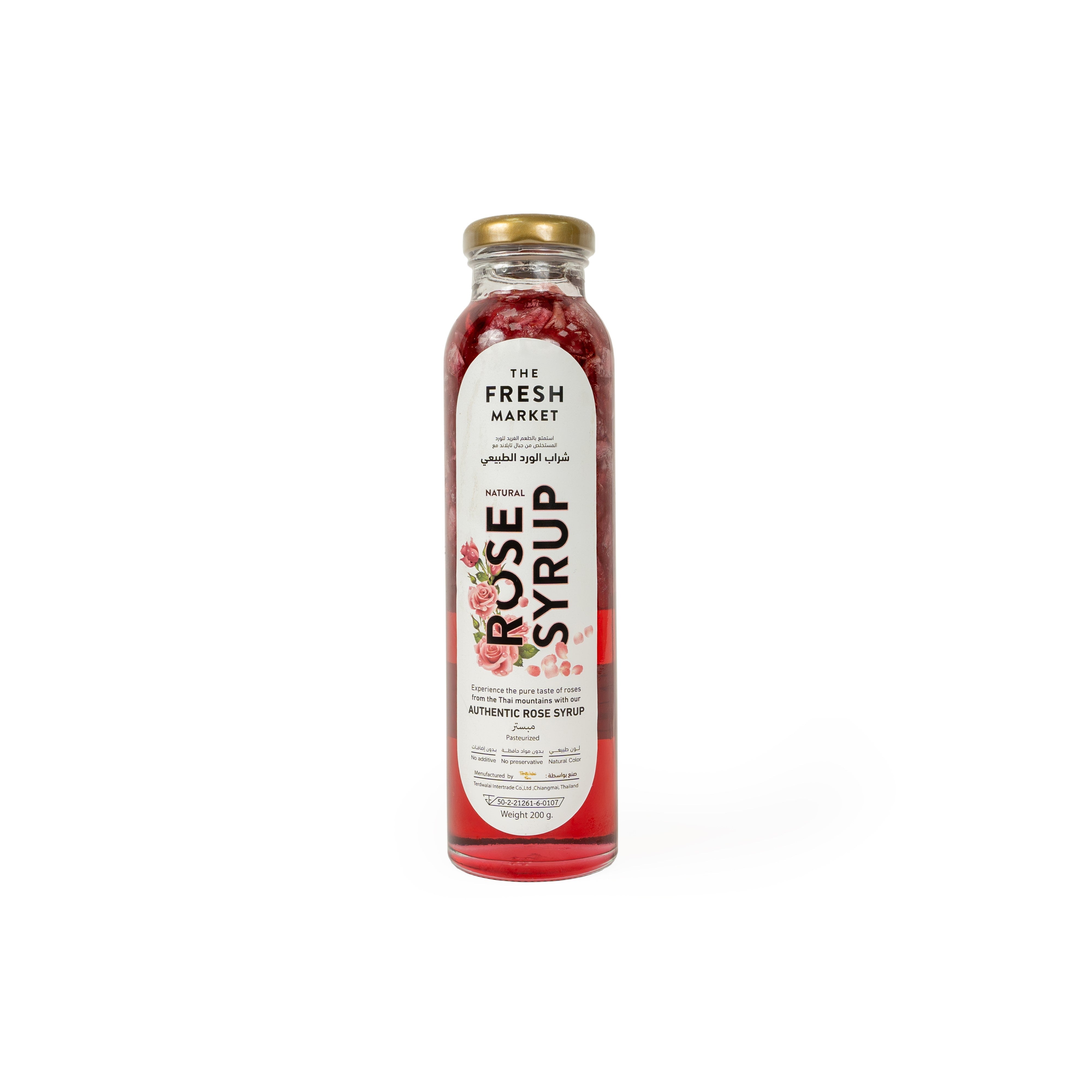 The Fresh Market Authentic Rose Syrup 350ml