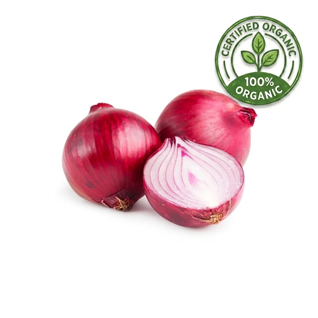 Onion Red Organic Uae 500g