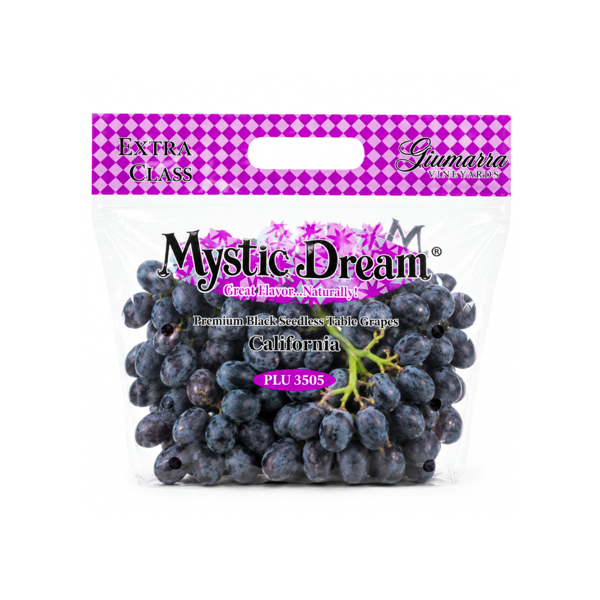 Grapes Midnight Black Seedless USA 500gm