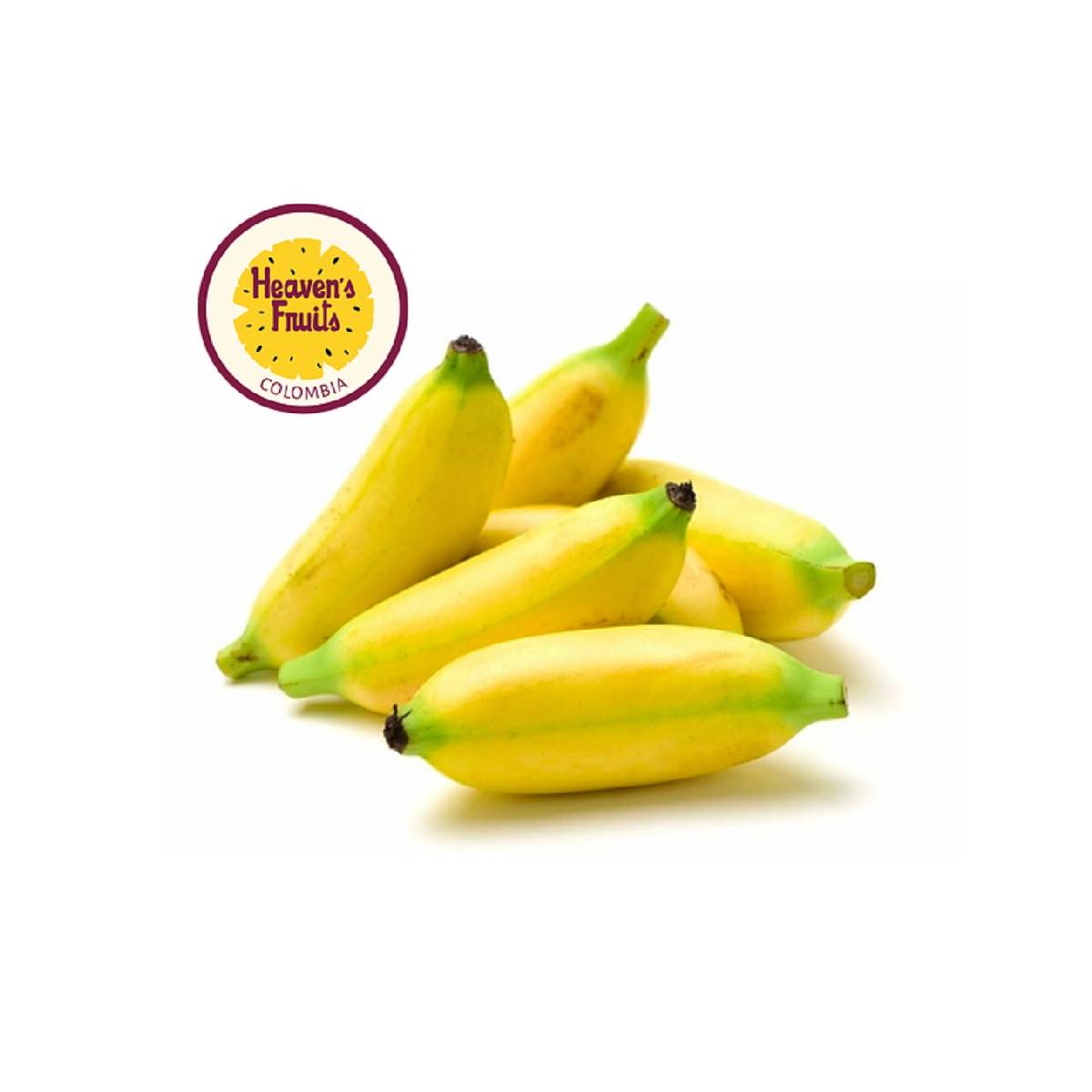 Heavens Fruits Banana Baby Colombia 500g