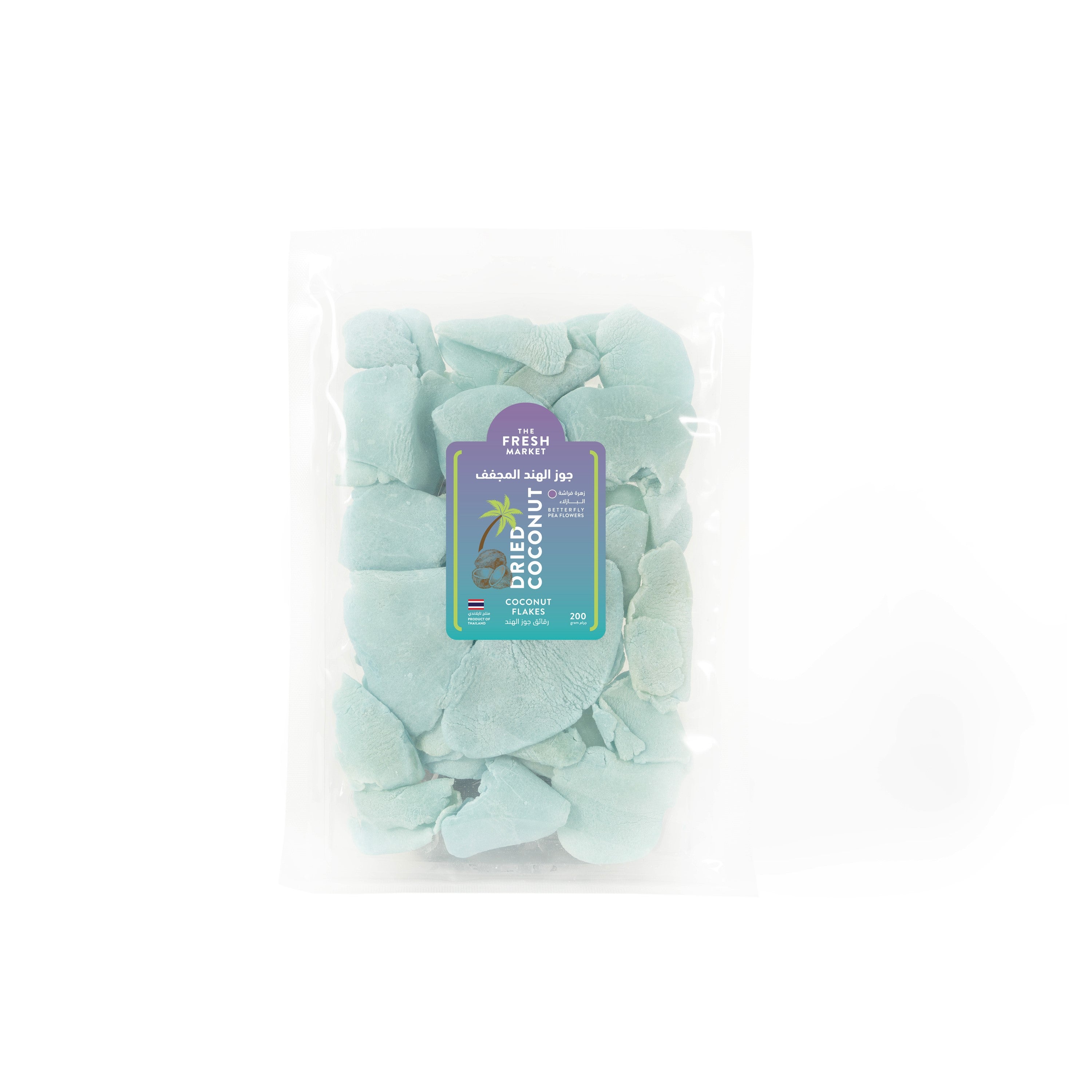 Dried Coconut Flakes Blue Thailand 1 Pack