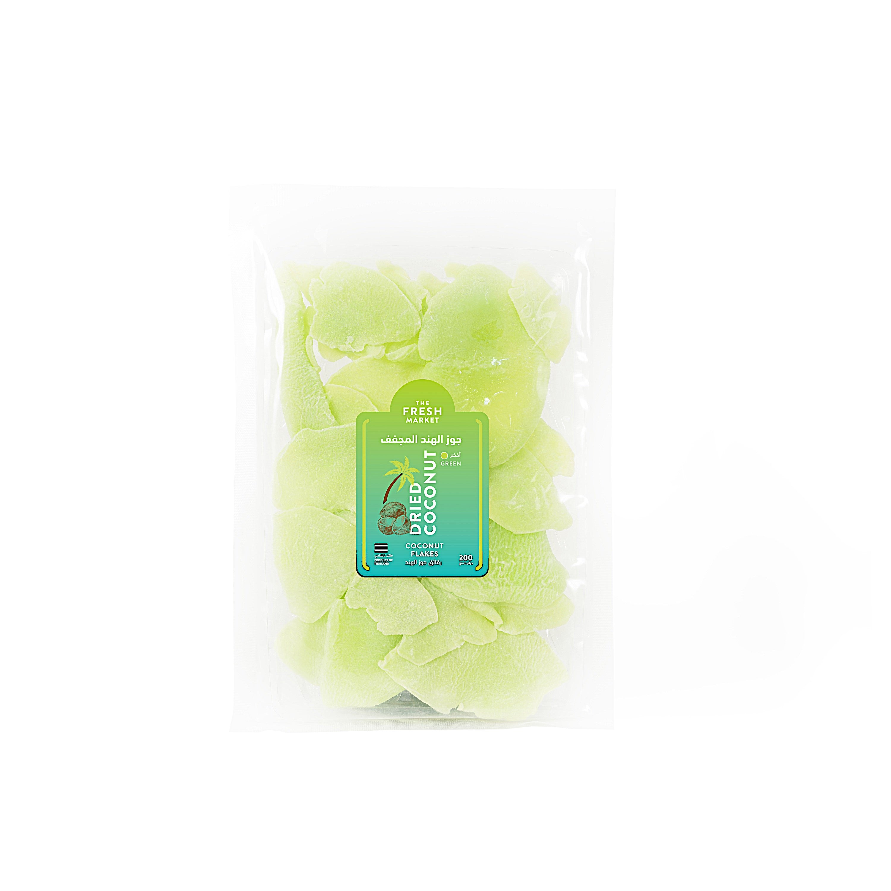 Dried Coconut Flakes Green Tahiland 1 Pack